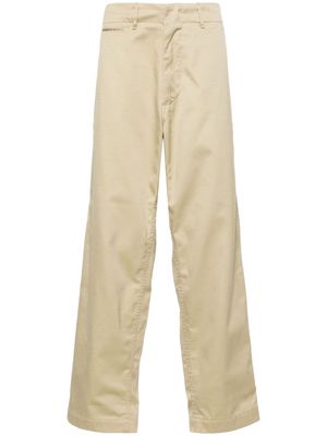 Nanamica straight cotton-blend trousers - Neutrals