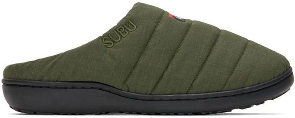 NANGA Khaki Subu Edition Quilted Slippers