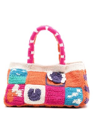 Nannacay Abbie patchwork tote bag - Multicolour
