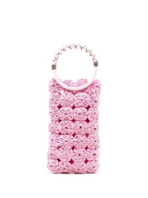 Nannacay Bessie circular-handles bag - Pink