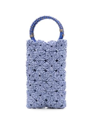 Nannacay Bessie Colori panelled mini bag - Blue