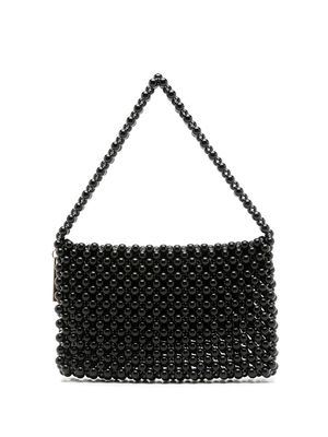 Nannacay Graziella bead-embellished mini bag - Black