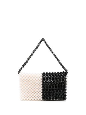 Nannacay Graziella two-tone mini bag - Black