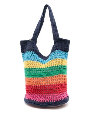 Nannacay Milena crochet tote bag - Multicolour