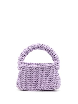 Nannacay Nicoletta crochet-knit bag - Purple