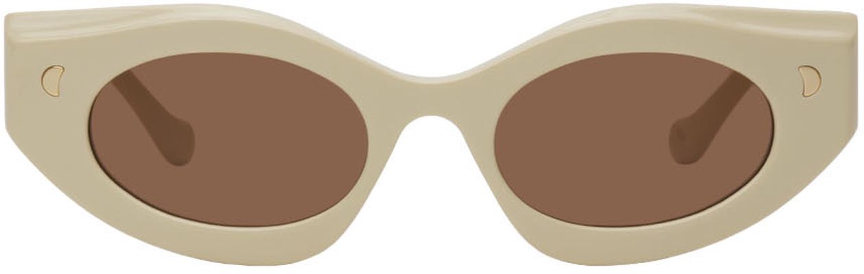 Nanushka Beige Leonie Sunglasses