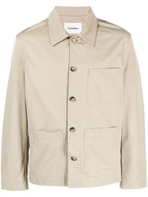 Nanushka button-down shirt jacket - Green