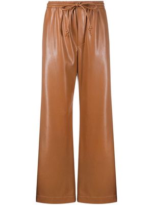 Nanushka Calie drawstring-waistband trousers - Brown