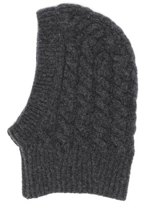 Nanushka chunky-knit balaclava - Grey