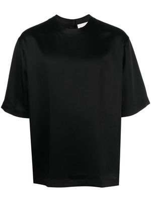 Nanushka crew-neck boxy T-shirt - Black