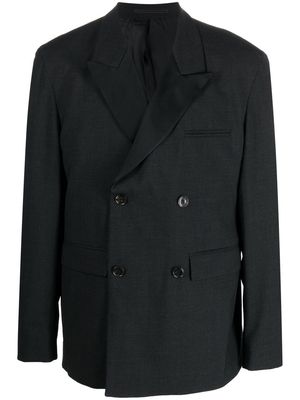 Nanushka double-breasted suit jacket - Black
