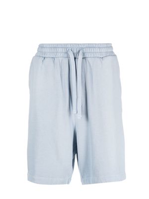 Nanushka Doxxi embroidered-logo track shorts - Blue