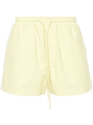 Nanushka elasticated-waist cotton shorts - Yellow