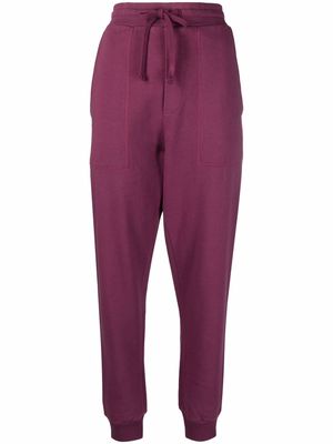 Nanushka embroidered-logo track pants - Purple