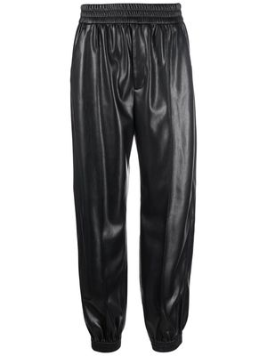 Nanushka faux-leather track pants - Black