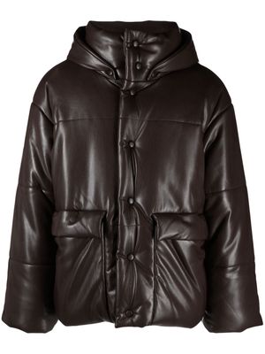 Nanushka Hide padded jacket - Brown