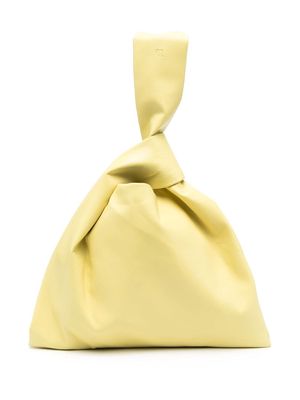 Nanushka Jen gathered tote bag - Yellow