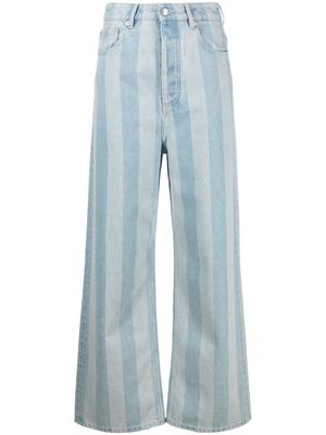 Nanushka Josine high-rise wide-leg jeans - Blue