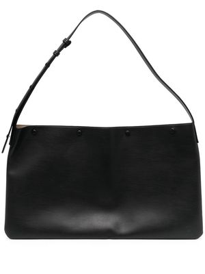 Nanushka large folding crossbody bag - Black