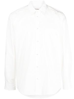 Nanushka long-sleeve cotton shirt - White