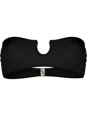 Nanushka Mahy cut-out bandeau bikini top - Black