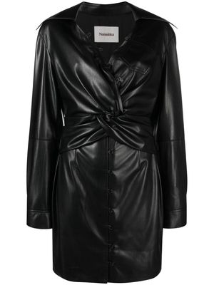 Nanushka Marto faux-leather minidress - Black