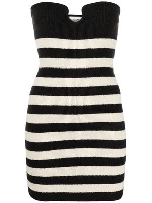 Nanushka Masato striped terry-cloth minidress - Neutrals
