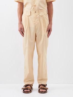 Nanushka - Mats Cotton-poplin Trousers - Mens - Off White