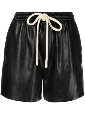 Nanushka Maurine drawstring-waistband shorts - Black