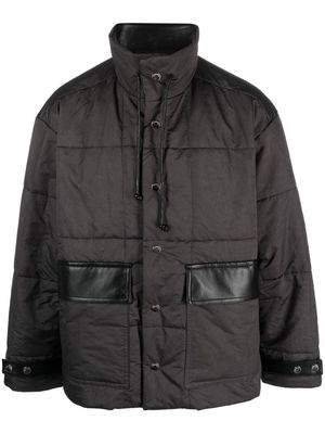 Nanushka Milco padded quilted bomber jacket - Black