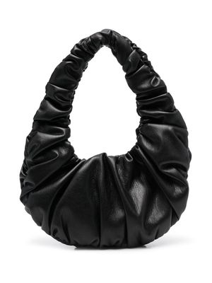 Nanushka mini Anja ruched tote bag - Black