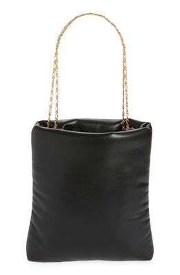 Nanushka Noelani Vegan Leather Shoulder Bag in Black
