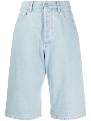 Nanushka organic cotton denim shorts - Blue