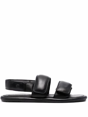 Nanushka padded touch-strap sandals - Black