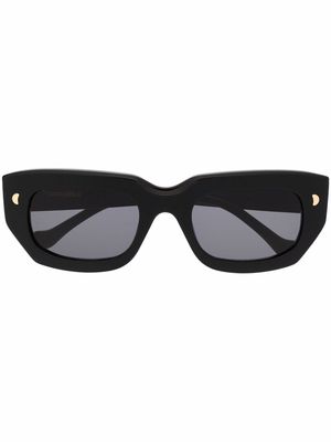Nanushka polished cat-eye sunglasses - Black