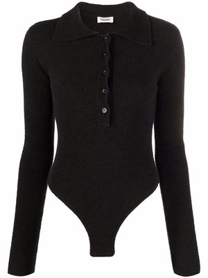 Nanushka polo shirt bodysuit - Black