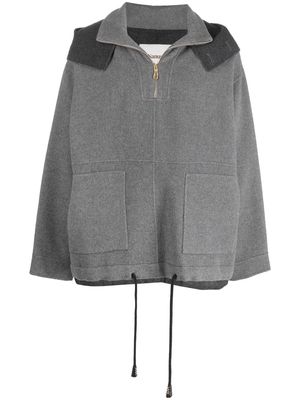 Nanushka pull-over hooded jacket - Grey