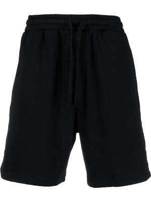 Nanushka rear embroidered-logo shorts - Black