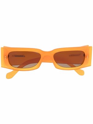 Nanushka rectangle-frame sunglasses - Orange