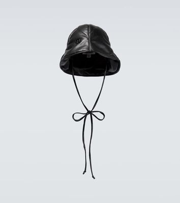 Nanushka Ricky faux leather bucket hat