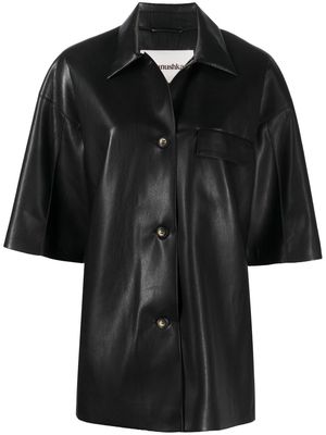 Nanushka short-sleeve shirt blazer - Black