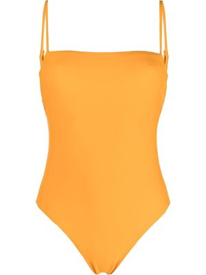 Nanushka square-neck swimsuit - Orange
