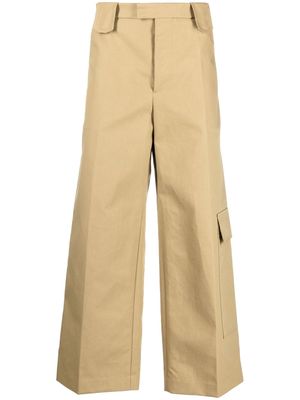 Nanushka straight-leg utility trousers - Neutrals