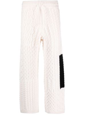 Nanushka straight-leg wool trousers - Neutrals