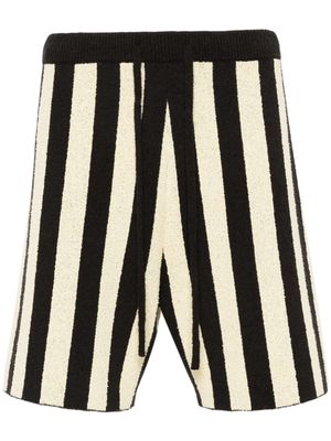 Nanushka striped drawstring shorts - Neutrals