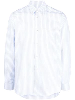 Nanushka striped long-sleeve shirt - White