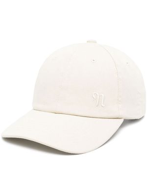 Nanushka Symbol embroidered-logo baseball cap - Neutrals