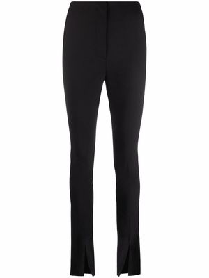 Nanushka tailored split-cuff slim-fit trousers - Black