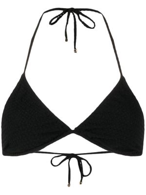 Nanushka triangle bikini top - Black