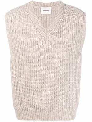 NANUSHKA V-neck sweater vest - Neutrals